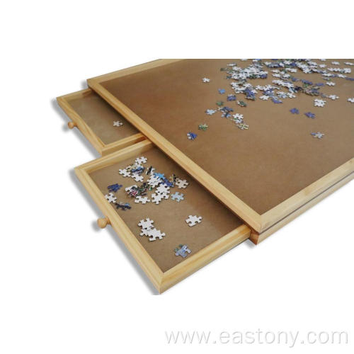 Pinewood Jigsaw Wooden Puzzle Table